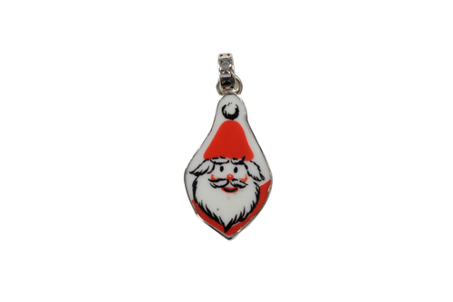 Whimsy santa pendant