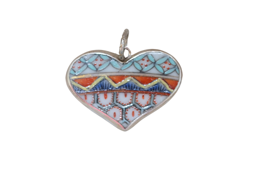 Zig Zag Heart Pendant