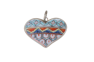 Zig Zag Heart Pendant