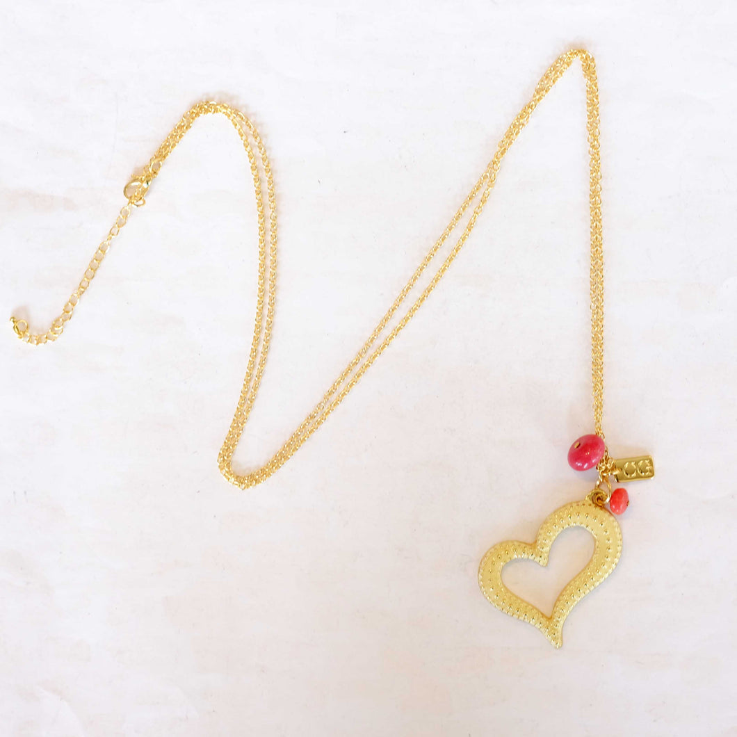 Gold Heart Necklace